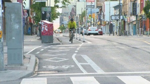 Bloor bike lanes