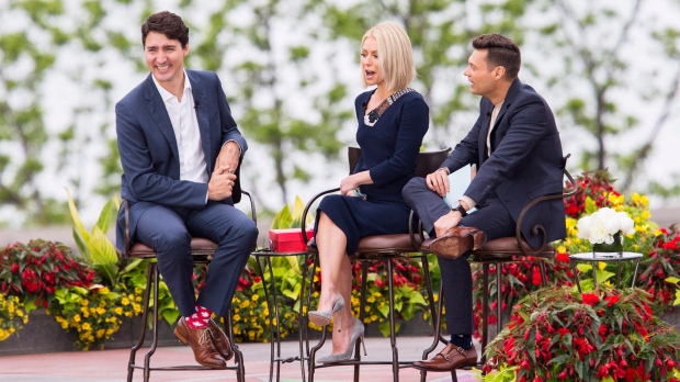 Trudeau Live with kelly and ryan