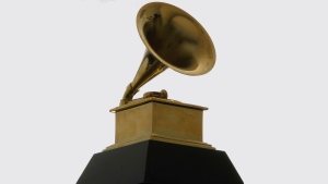 A Grammy Award statue