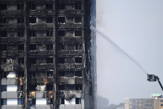 London apartment tower fire - gallery