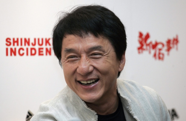 Hong Kong actor Jackie Chan smiles during a press conference to promote his new film 'Shinjuku Incident' in Kuala Lumpur, Malaysia, Tuesday, March 31, 2009. (AP / Lai Seng Sin)