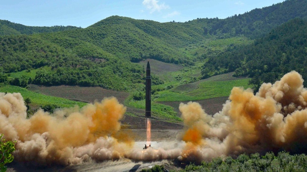Hwasong-14 ICBM launch