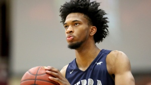 Sierra Canyon's Marvin Bagley III #35 in action against La Lumiere during a high  school basketball
