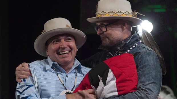 AFN Chief Perry Bellegarde and Gord Downie