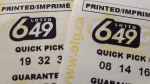 Lotto 649 tickets are shown here in this file photo. THE CANADIAN PRESS/Richard Plume, File