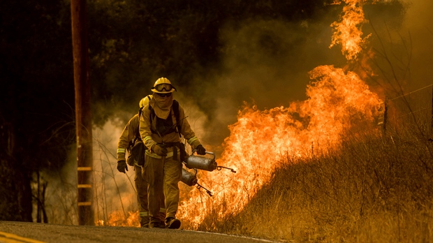 Firefighters, California, 