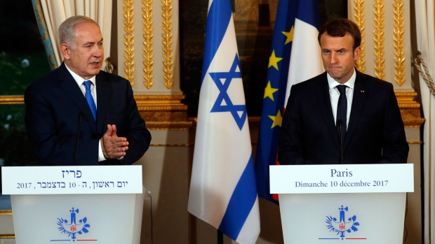 Netanyahu and Macron