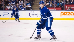 Maple Leafs defenceman Travis Dermott