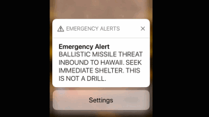 Missile warning
