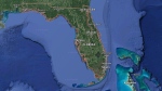 Florida is pictured in this satellite image. (Google)