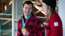 Patrick Chan and Cassie Sharpe