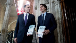 Bill Morneau and Justin Trudeau