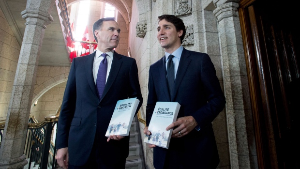 Bill Morneau and Justin Trudeau