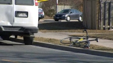 cyclist struck don mills