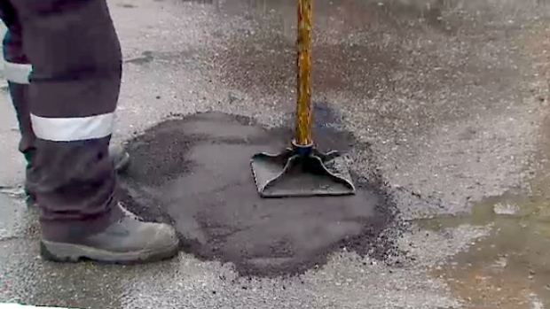 Potholes in Toronto