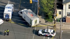 Cyclist struck in Leslieville