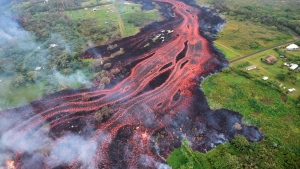 lava flows 