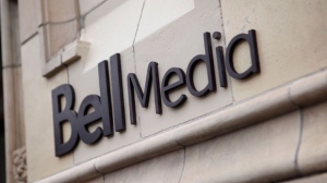 The logo for Bell Media, owned by BCE Inc., is displayed on a Toronto building in a handout photo. THE CANADIAN PRESS/HO, Bell Media - Darren Goldstein