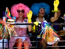 Colourful wigs were all the rage in the 2007 parade. (Andre Fortier)