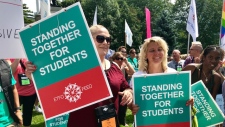 Rally against sex-ed changes