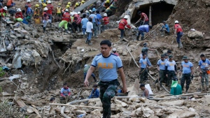 Typhoon Mangkhut, landslide