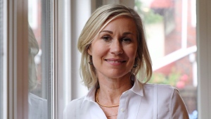 Toronto mayoral candidate Jennifer Keesmaat poses at her central Toronto home on August 21, 2018. THE CANADIAN PRESS/Colin Perkel
