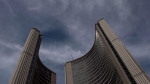The exterior of City Hall in downtown Toronto is seen. THE CANADIAN PRESS/Chris Young