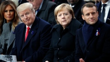 Angela Merkel, Trump, Macron