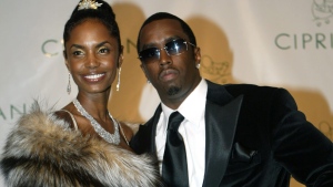 Diddy and Kim Porter