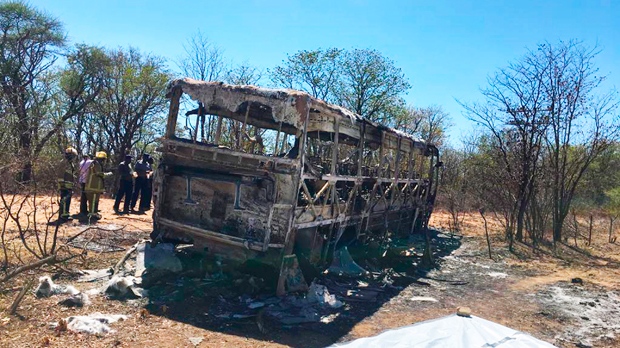 Zimbabwe bus fire