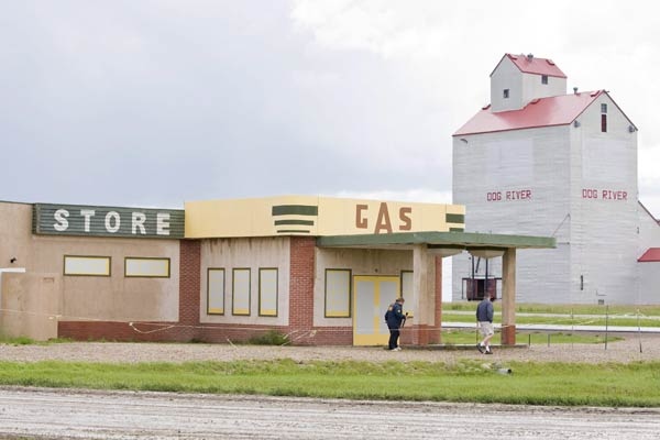 The exterior of the former Corner Gas set on Thursday, July 9, 2009 in Rouleau, Saskatchewan or as some may know it as "Dog River" from the T.V. comedy series Corner Gas. (Troy Fleece / THE CANADIAN PRESS)