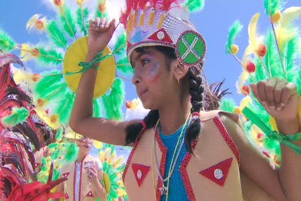 One of the 1,500 participants at the Scotiabank Junior Caribana parade on Saturday, July 18, 2009.
