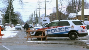 Police activity in Kingston, Ont., Friday, Jan. 25, 2019.