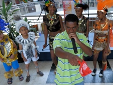 Performers at the Junior Carnival launch.