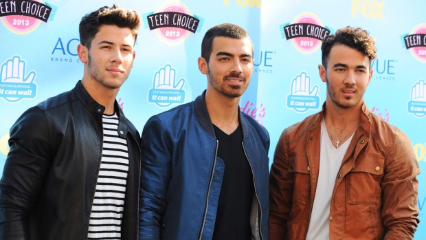 Nick Jonas, Joe Jonas and Kevin Jonas