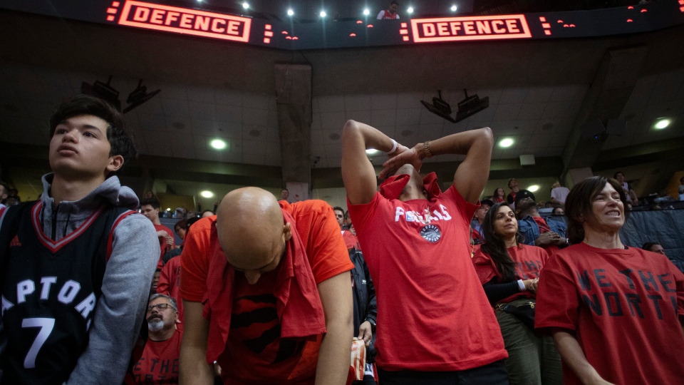 Raptors fans risk ridicule to cheer team deep in Warriors territory |