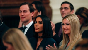 Jared Kushner and Ivanka Trump and Kim Kardashian