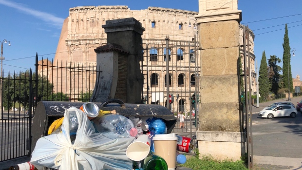 Rome, garbage