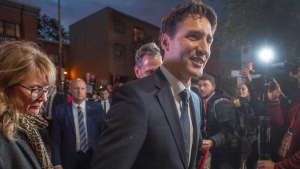 Liberal Leader Justin Trudeau arrives for the TVA french language debate in Montreal, Wednesday, Oct. 2, 2019. THE CANADIAN PRESS/Ryan Remiorz