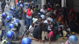 Harare demonstration