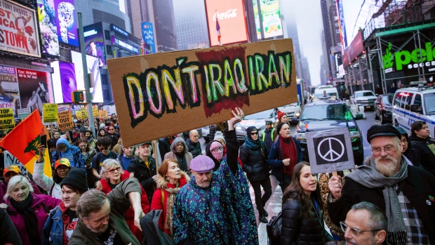 NYC Iran protest