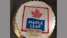 Maple Leaf cake