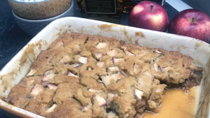  Self-Saucing Apple and Spiced Rum Pudding 