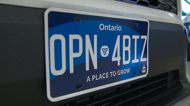 New Ontario license plates