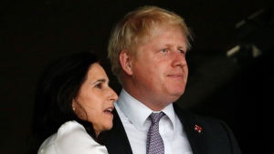 Boris Johnson and Marina Wheeler 