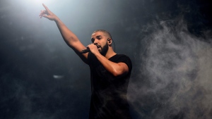 Singer Drake performs on the main stage at Wireless festival in Finsbury Park, London on June 27, 2015. THE CANADIAN PRESS/AP, Invision - Jonathan Short