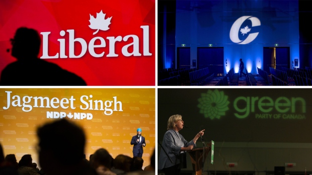 liberal conservative ndp green 