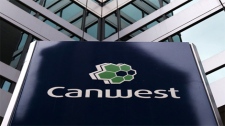 The Canwest logo adorns one of the company's offices in Toronto on Friday, Feb. 27, 2009. (Nathan Denette / THE CANADIAN PRESS)