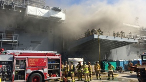 San Diego navy fire