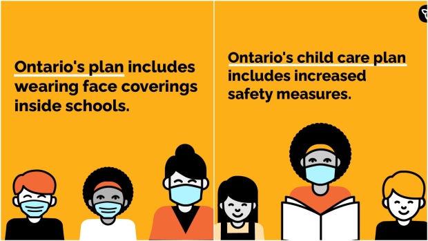 Ontario advertisements for back to school